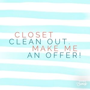 Closet Blowout Sale!